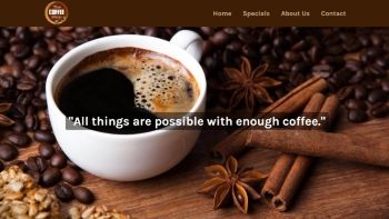 Coffee Shop Website